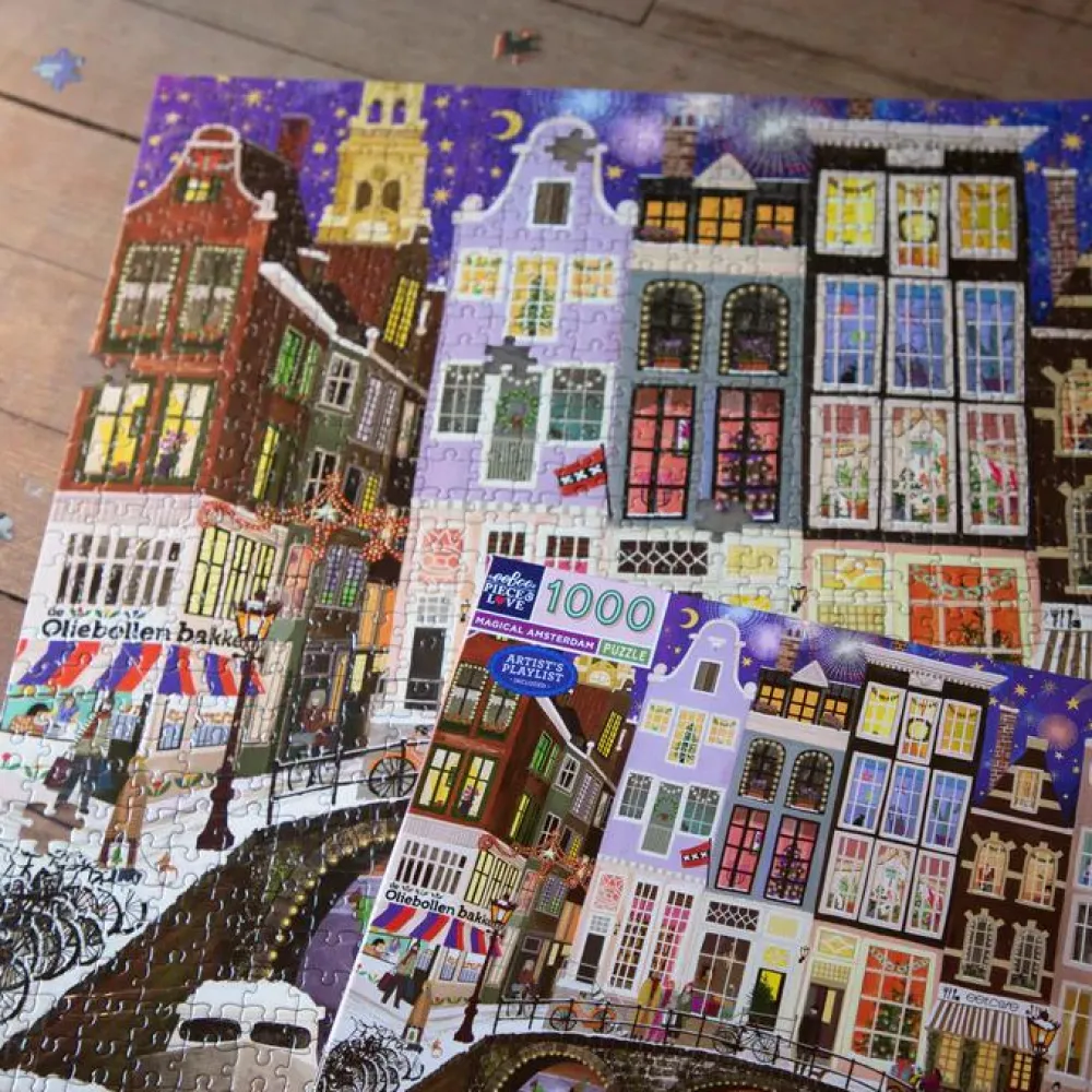 New eeBoo Puslespil med 1.000 brikker - Amsterdam