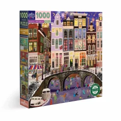 New eeBoo Puslespil med 1.000 brikker - Amsterdam