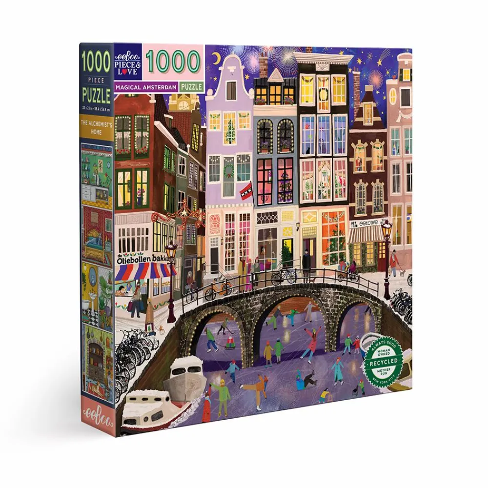 New eeBoo Puslespil med 1.000 brikker - Amsterdam