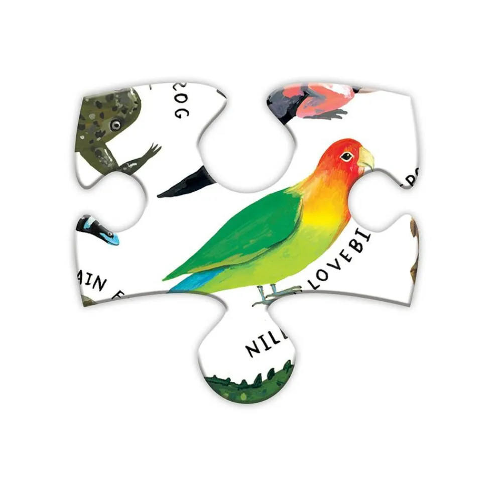 Discount eeBoo Puslespil med 100 brk. - Dyr i verden