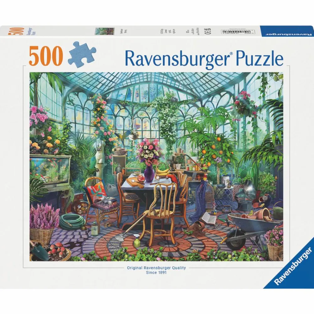 Clearance Puslespil med 500 brk. - Morgen i orangeriet