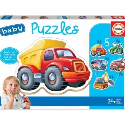Discount educa Puslespil med køretøjer - fra 2 år