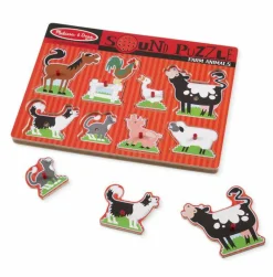 Online Melissa & Doug Puslespil med lyd - Bondegårdsdyr