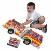Best Melissa & Doug Puslespil til gulv - 24 brikker Brandbil