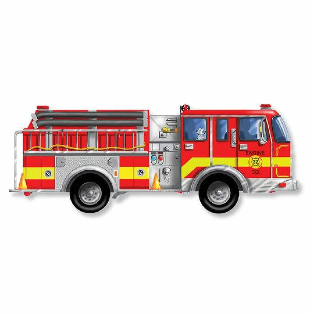 Best Melissa & Doug Puslespil til gulv - 24 brikker Brandbil