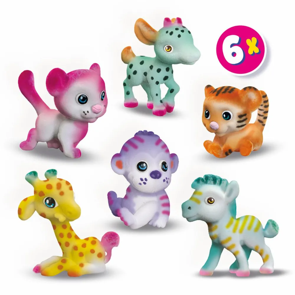 Sale SES Creative Pustetusser - Dekorér safaridyr, 6 stk