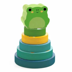 Clearance Djeco Puzz & Stack Rainbow - 2-i-1 stabletårn