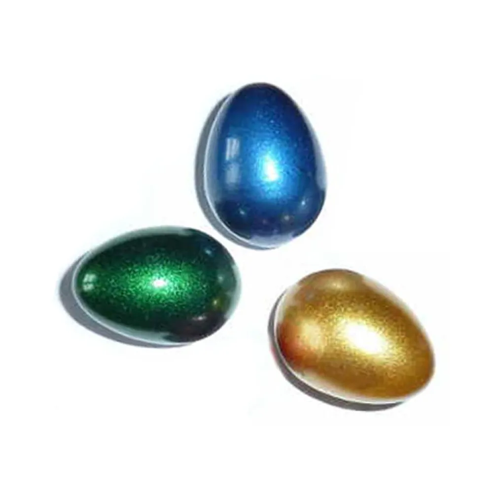 Outlet Rasleæg - Guld, grøn & blå, 3 stk