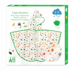Discount Djeco Regnkappe - Skoven, 3-5 år