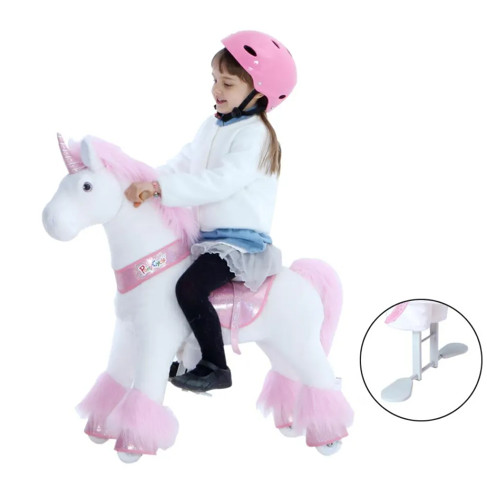 Sale PonyCycle Rid Selv - Enhjørning pink, Small