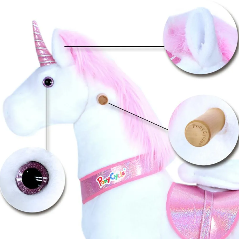 Sale PonyCycle Rid Selv - Enhjørning pink, Small