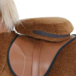 Hot PonyCycle Rid Selv - Hest, lysebrun m. hvid blis, Medium