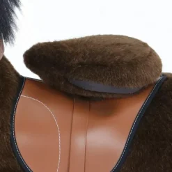 Best PonyCycle Rid Selv - Hest, mørkebrun m. hvid blis, Medium