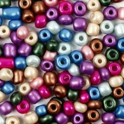 Sale Creativ Company Rocaiperler Ø5 mm - Metallicfarver, 720 gr.