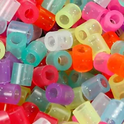 Outlet Rørperler midi - Glitterfarver, 5.000 stk.