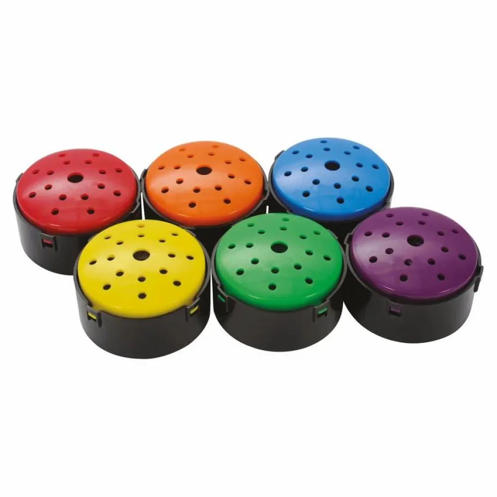 New Samtale-knapper med optagefunktion, 6 stk.