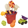 B. Toys Sandleg - Spandsæt med 8 dele - Rød