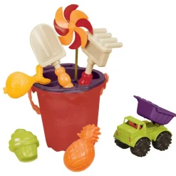 B. Toys Sandleg - Spandsæt med 8 dele - Rød