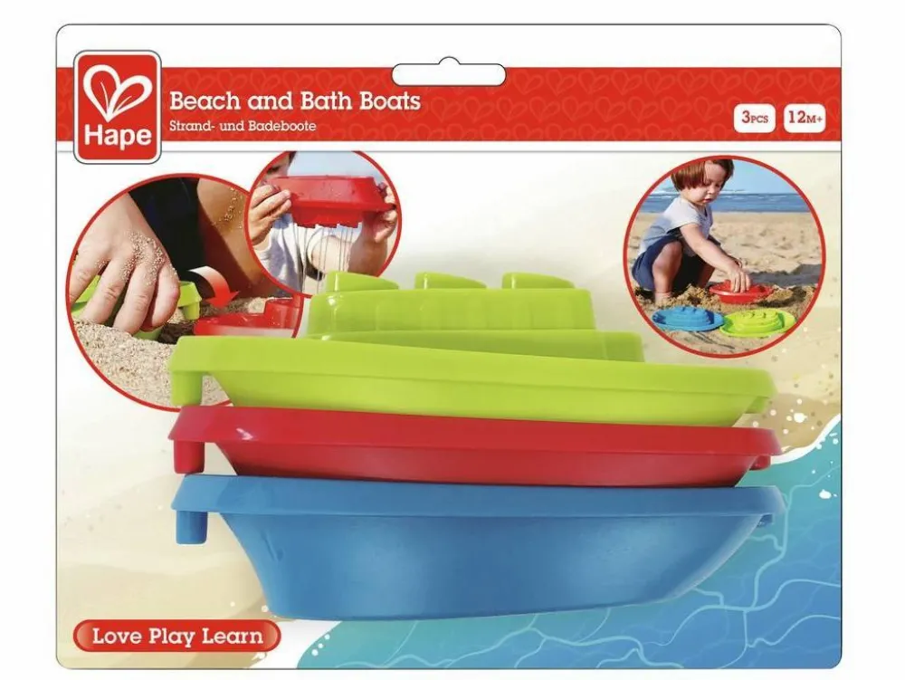 Sale Hape Sandleg - Strand- og badebåde, 3 stk