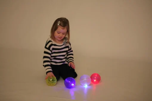 Sale tickit® Sansebolde m. LED lys, 4 stk