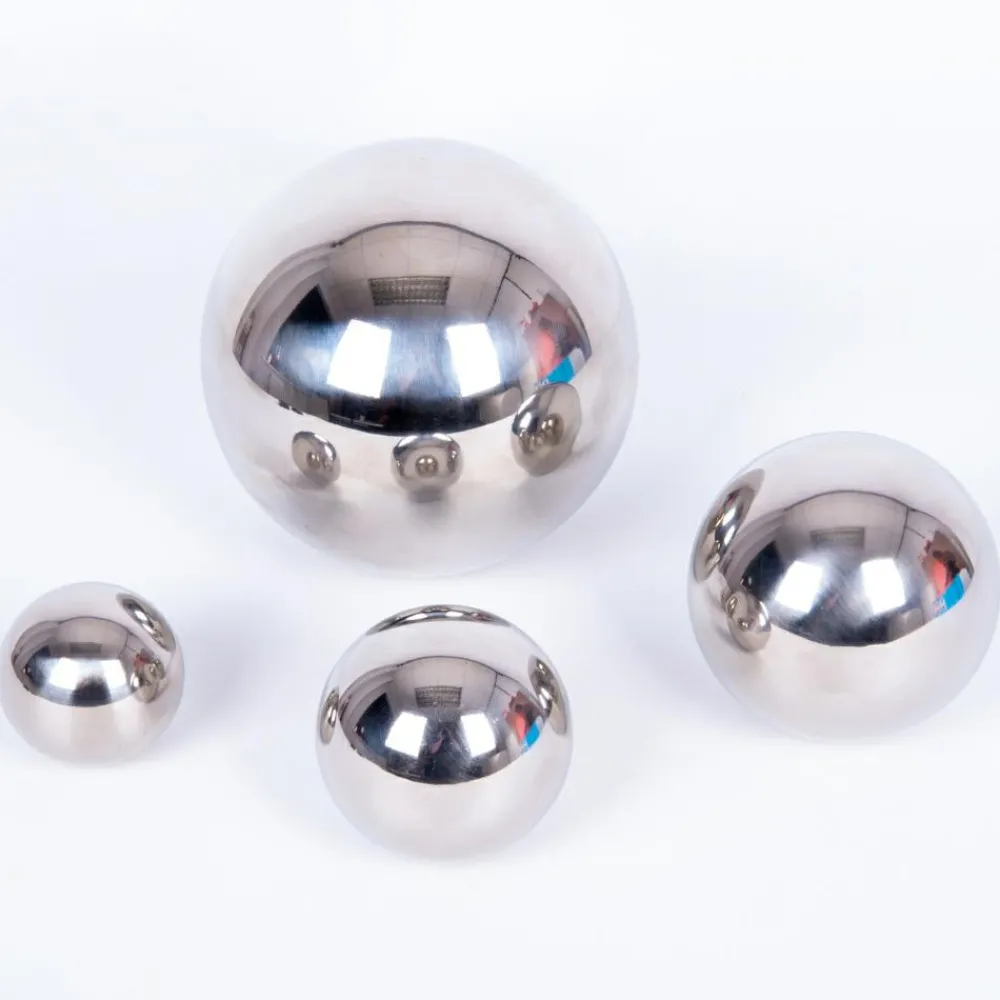 New tickit® Sansekugler af stål - Sølv, 4 stk