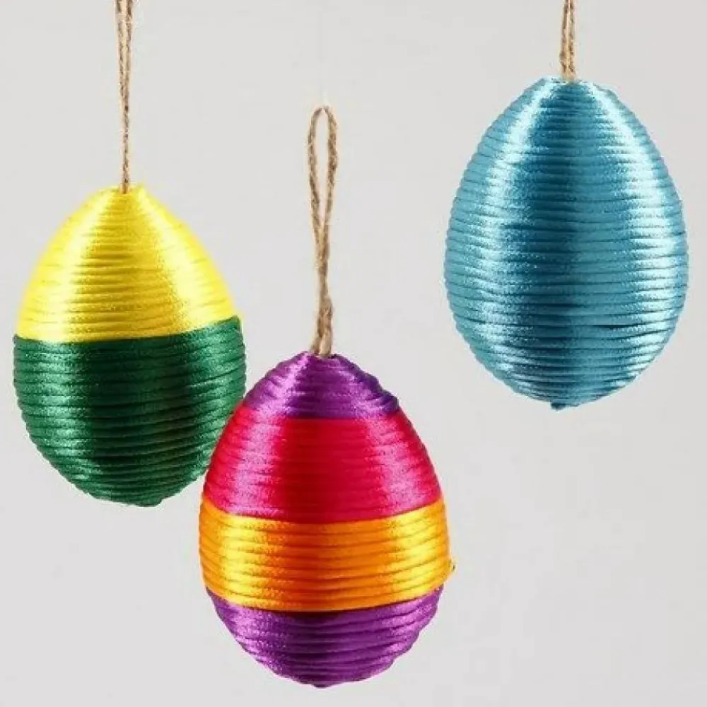 Outlet Creativ Company Satinsnor Ø2 mm, 50 m - Pastelfarver, 10 stk