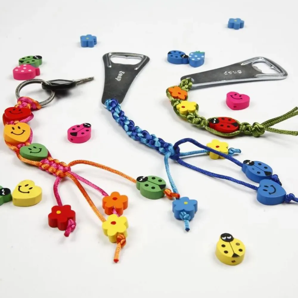 Outlet Creativ Company Satinsnor Ø2 mm, 50 m - Pastelfarver, 10 stk