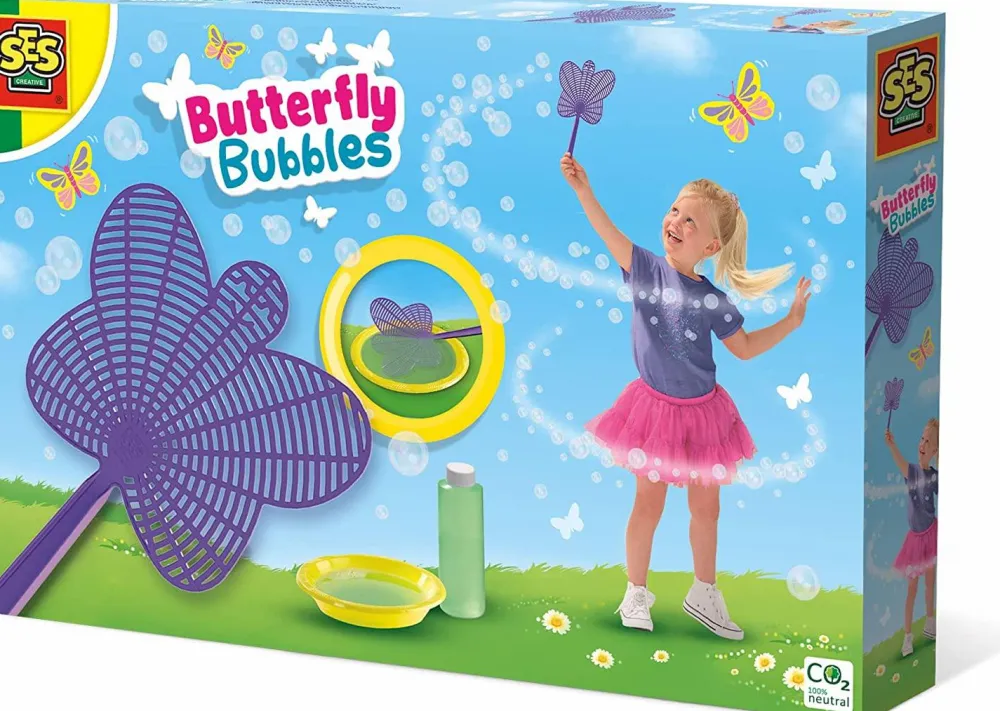 Clearance SES Creative Sæbeboblestav - Sommerfugl