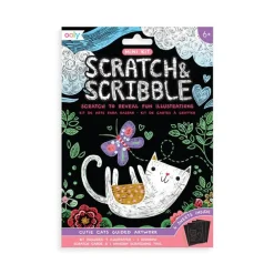New OOLY Scratch & Scribble, mini - Søde katte