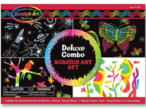 Discount Melissa & Doug Scratch Art - Deluxe sæt