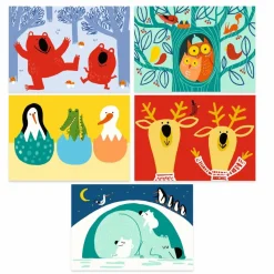 Hot Djeco Scratch kort (fra 18 mdr) - Dyrevenner