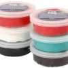 New Creativ Company Silk Clay 6 x 14 gr. - Julefarver