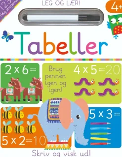 Best Skriv og visk ud - Tabeller