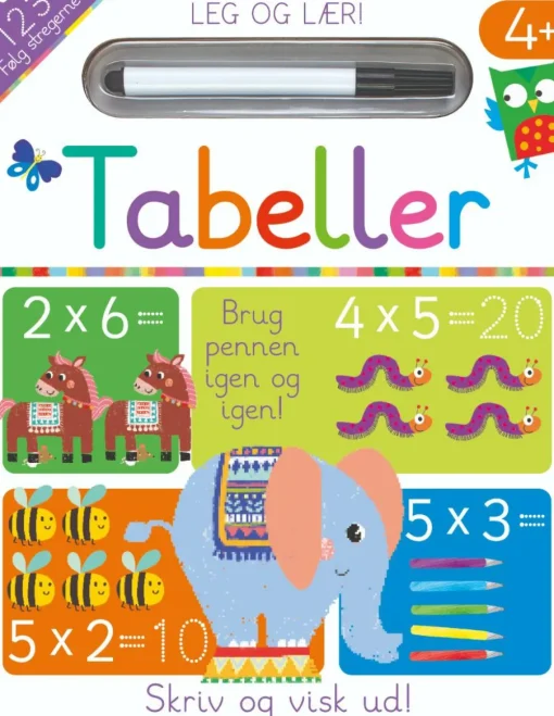 Best Skriv og visk ud - Tabeller