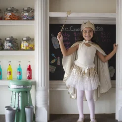 Sale Great Pretenders Skørt & vinger - Guldpailletter, str. 3-6 år