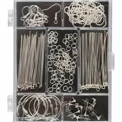 Hot Creativ Company Smykke startsæt - Sølvfarvet