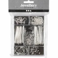 Hot Creativ Company Smykke startsæt - Sølvfarvet