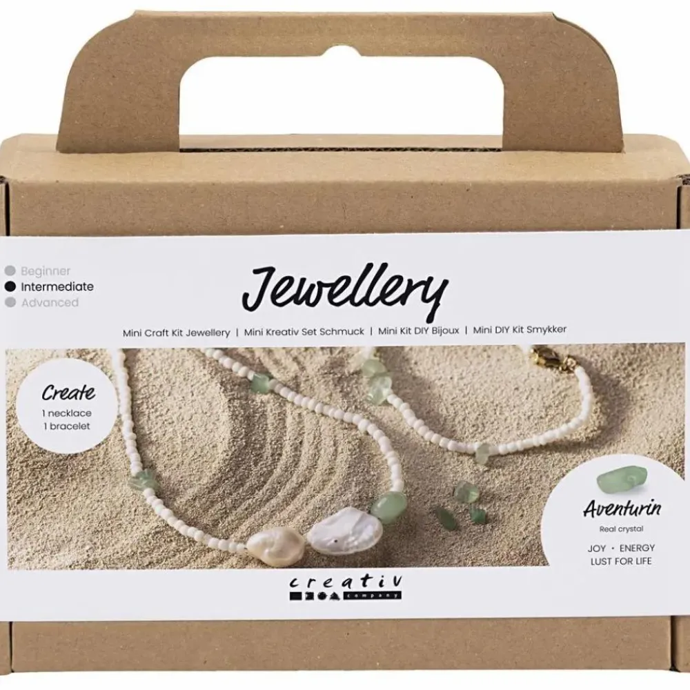Sale Creativ Company Smykkekit - Halskæde & armbånd, Aventurin