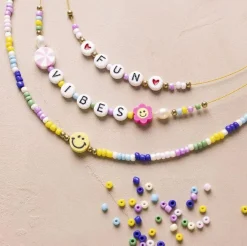 Creativ Company Smykkekit - Halskæder m. bogstavperler