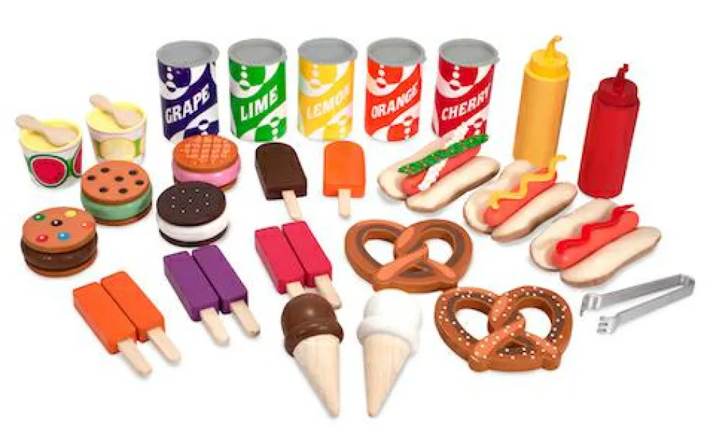 Best Melissa & Doug Snackbod på hjul m. is og hotdog
