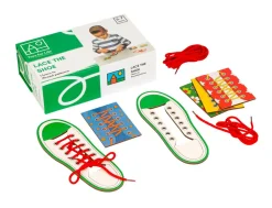 Clearance Toys for Life Snør sko på 4 måder - Styrk finmotorikken