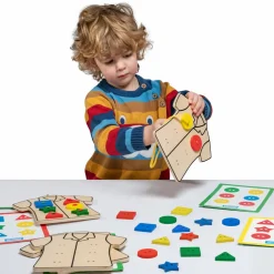 Snørebræt - Form, farver og finmotorik