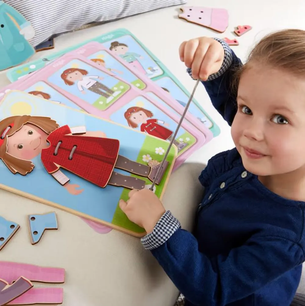 Online Haba Snøreleg - Giv mig tøj på