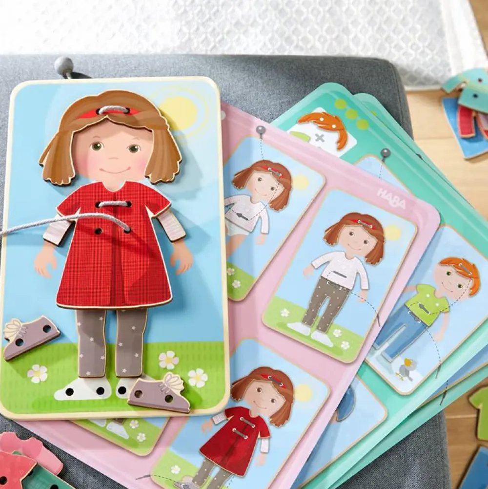 Online Haba Snøreleg - Giv mig tøj på