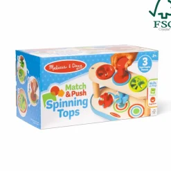 Hot Melissa & Doug Snurretoppe - Inkl. affyringssystem