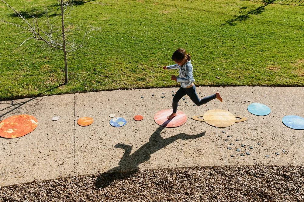 Clearance Solsystem i gummi, 10 dele