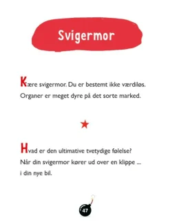 Clearance Forlaget Bolden Sort humor