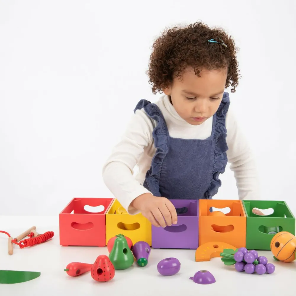 Best tickit® Sorter i kasser - Grøntsager og frugter