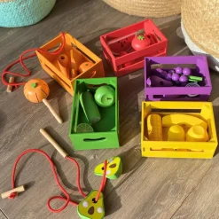 Best tickit® Sorter i kasser - Grøntsager og frugter