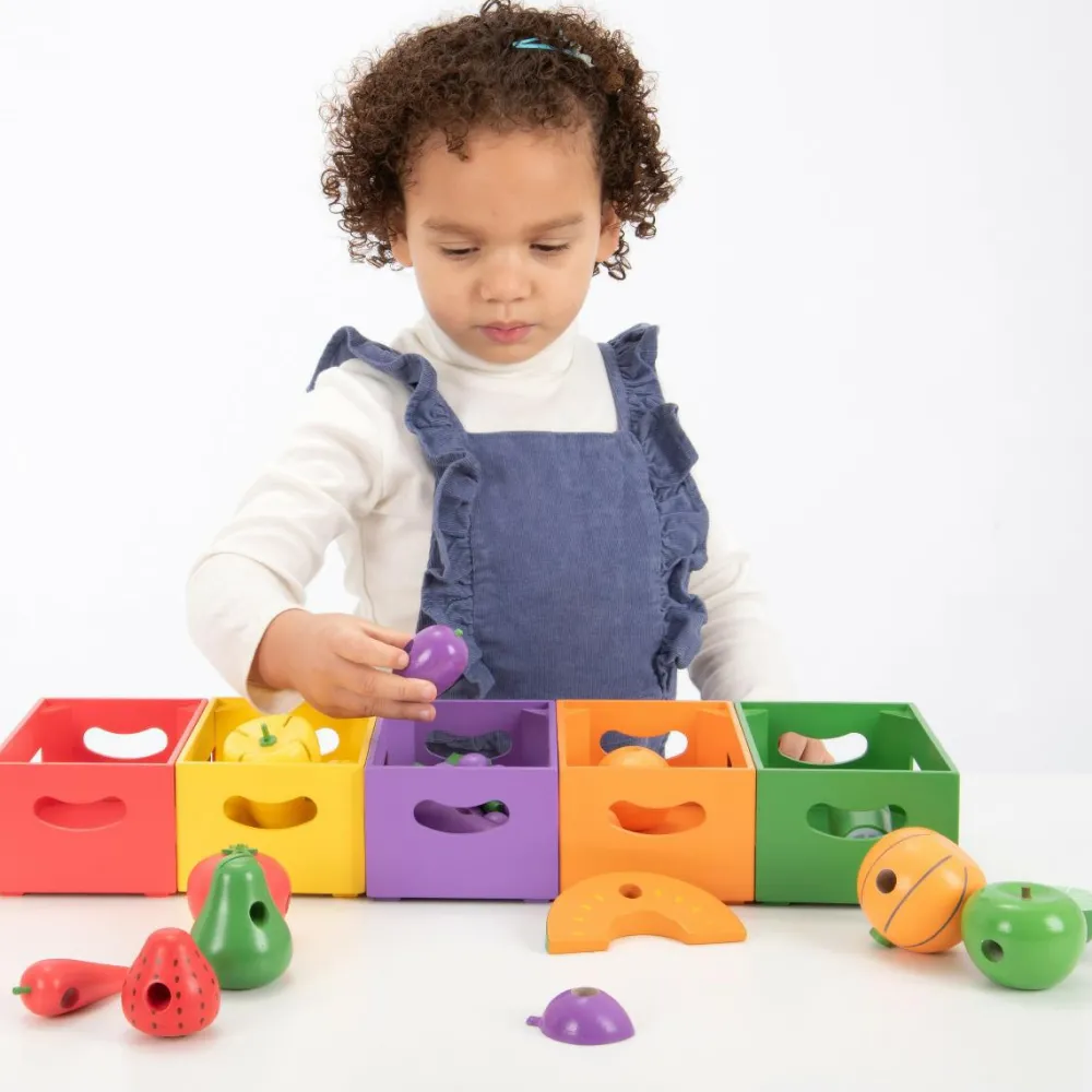 Best tickit® Sorter i kasser - Grøntsager og frugter